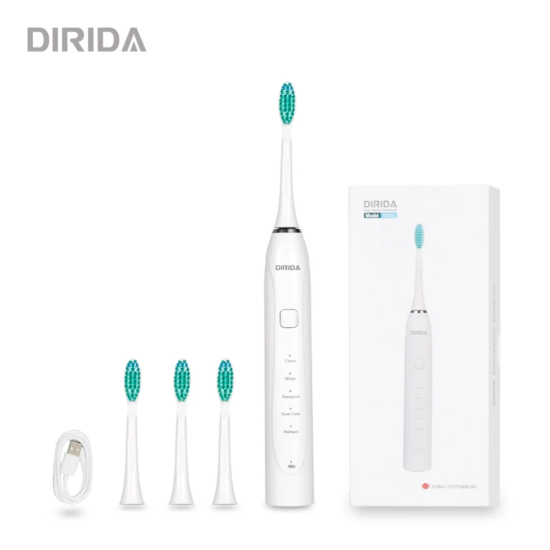 DIRIDA S2003 электрическая зубная щетка модная звуковая USB перезаряжаемая