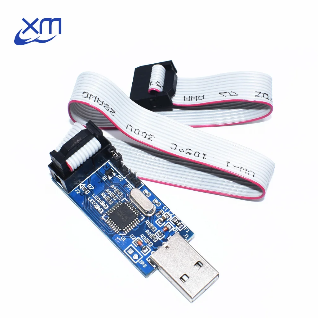 Программатор USB ISP ASP ATMEGA8 ATMEGA128 с поддержкой Win7 64K 10 шт.|avr programmer|usb ispisp programmer |