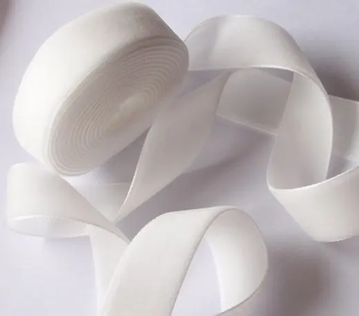 

25 yards 20mm Velvet Ribbon in Off White,Free Shipping