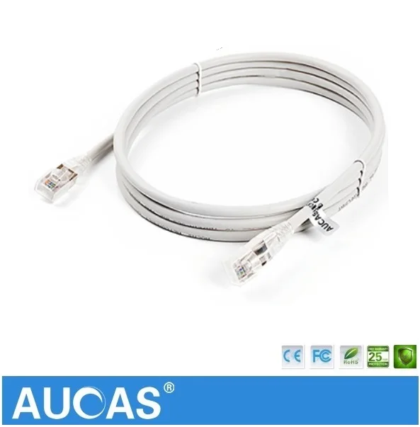 AUCAS 1 м 2 3 5 CAT5E кабель экранированный FTP соединительный RJ45 Ethernet сетевой кабель|patch