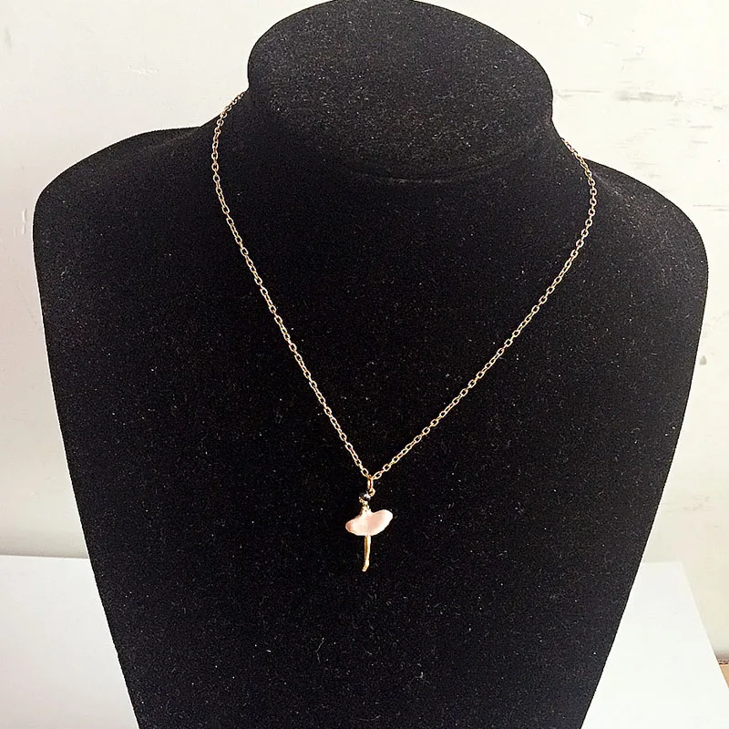 Кулоны для женщин розовый балетный кулон девушек ожерелье кулоны амулет балет