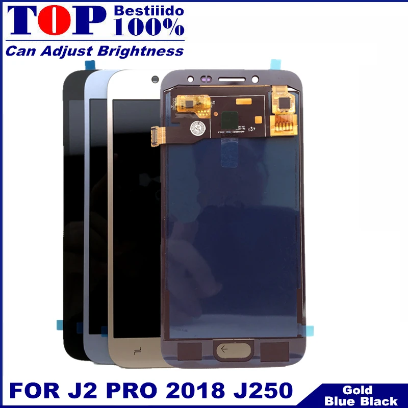 Протестированная Замена ЖК-дисплея для samsung Galaxy J2 pro 2018 J250 J250F J250H кодирующий