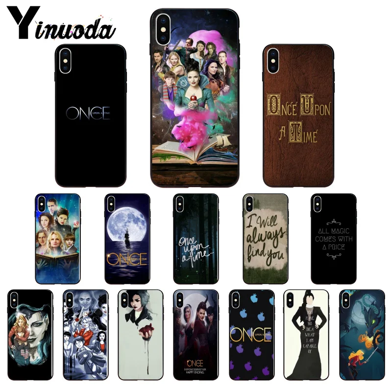 Чехол Yinuoda Once Upon A Time Coque Shell для телефона iPhone 8 7 6 6S Plus 5 5S SE XR X XS MAX Coque Shell