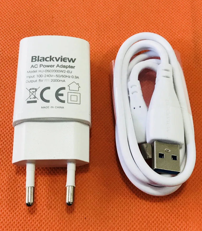 Оригинальный 2.0A дорожная штепсельная розетка Зарядное устройство + USB кабель для