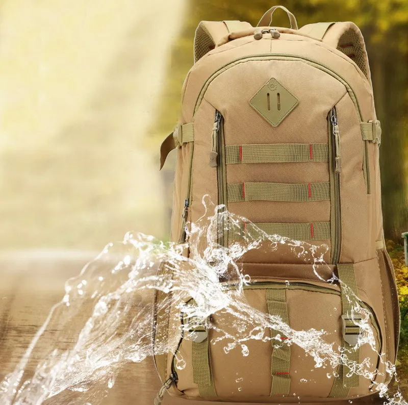 Мужской рюкзак JACALINTERO водонепроницаемый камуфляжный для путешествий 50 л|backpack travel