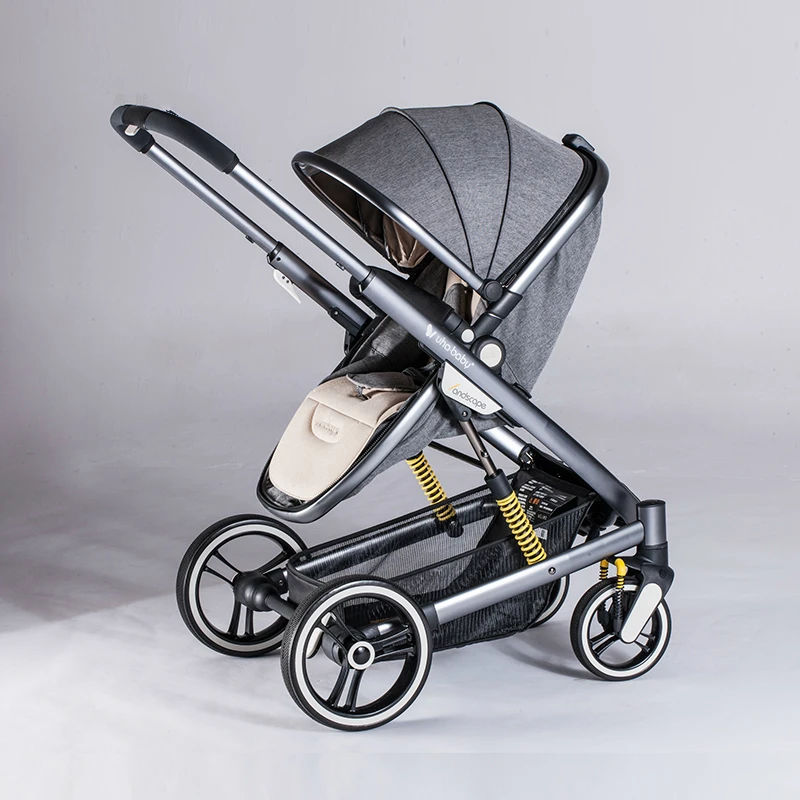 Бесплатная доставка детская коляска Uhababy складная амортизатор для 0 36 месяцев|pram