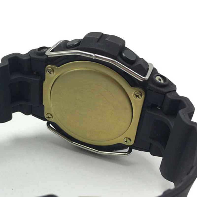 Аксессуары для часов бампер из нержавеющей стали Casio цвета: черный золотой синий G