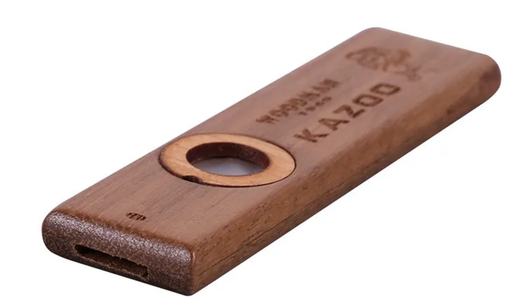 Популярные деревянные Дровосек kazoo orff инструменты укулеле гитара партнер деревянная Губная гармошка с металлической коробкой
