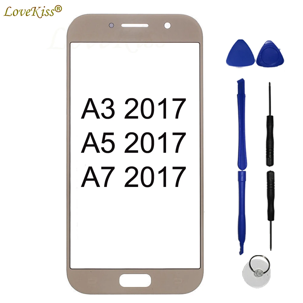 A320F A520F Передняя панель для Samsung Galaxy A3 A5 A7 2017 A320 A720 A520 сенсорный экран сенсор ЖК