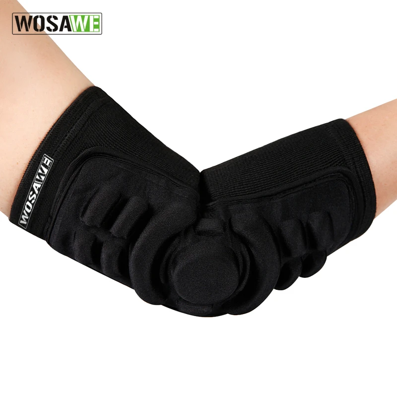 

WOSAWE Elastic Knee Elbow Pads Breathable Football Basketball Snowboarding Skating Cycling Sports Arm Sleeve Elbow Protector