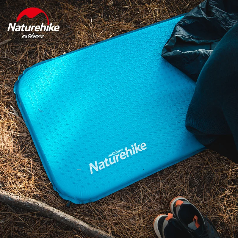 Автоматический Надувной одиночный коврик Naturehike губчатый портативный для сна