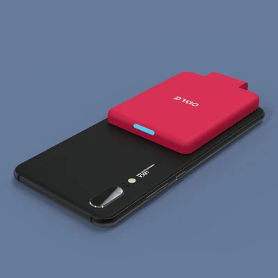red 4500mah type-c Портативный внешний аккумулятор для iPhone max xs чехол для батареи huawei P30 P20 Pro внешний аккумулятор чехол для зарядки для iPhone 6S 7 plus X XS MAX - Цвет: red 4500mah type-c