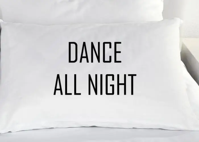 Горячая Сна весь день танцевать всю ночь наволочки для подушек Чехлы набор