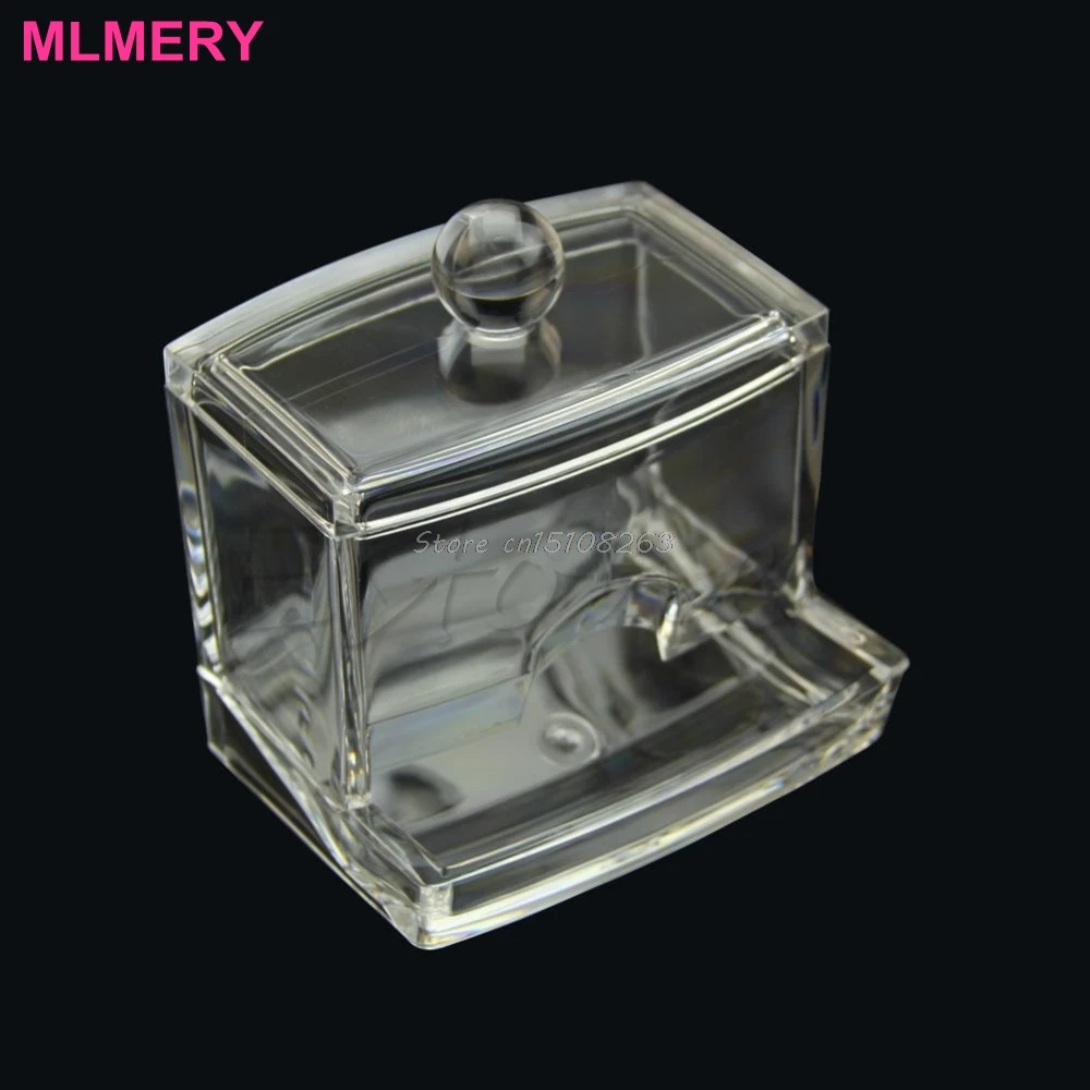 Акриловый Органайзер для ватных палочек коробка держатель косметики хранение в