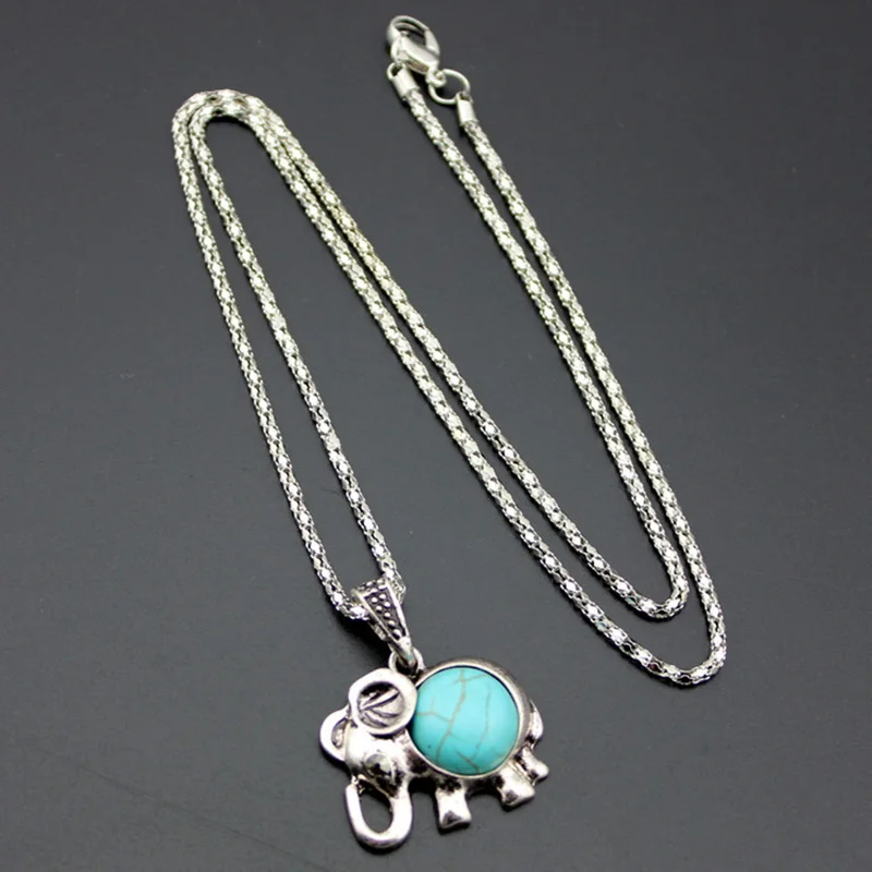 Комплект из колье и серёг с подвеской в виде слона|colorful jewelry sets|jewelry setsdrop sets |