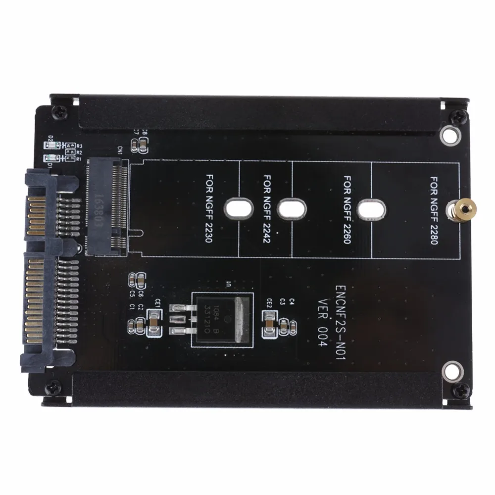 Металлический Чехол CY B + M Socket 2 M.2 NGFF (SATA) SSD до 5 SATA адаптер для 2230/2242/2260 мм M2