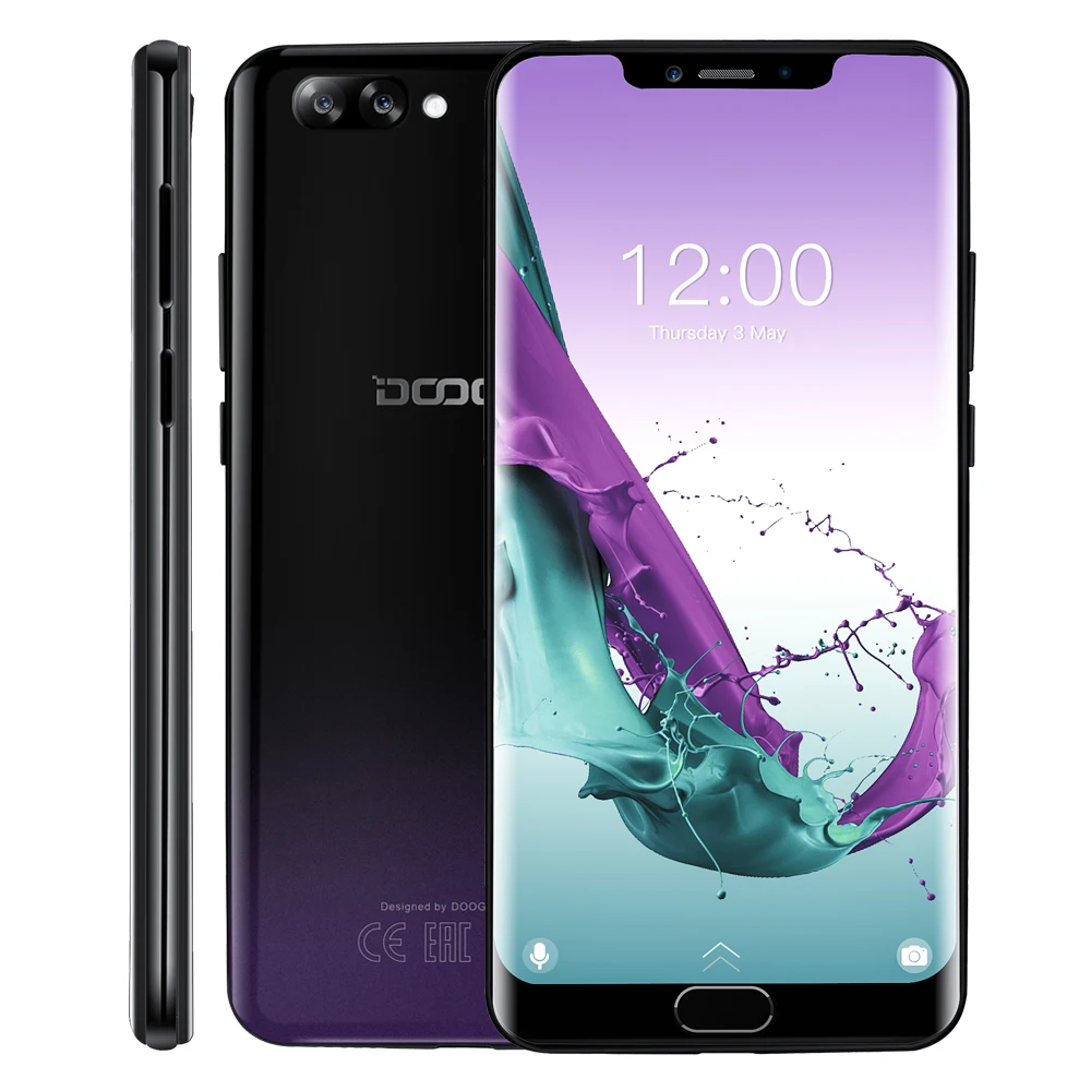 DOOGEE Y7 Plus сотовый телефон 6 18 дюймов ГБ ОЗУ 64 Гб ПЗУ Восьмиядерный процессор MTK6757