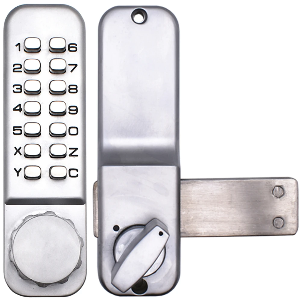 Механические дверные замки без ключа цифровая клавиатура с кодом пароля