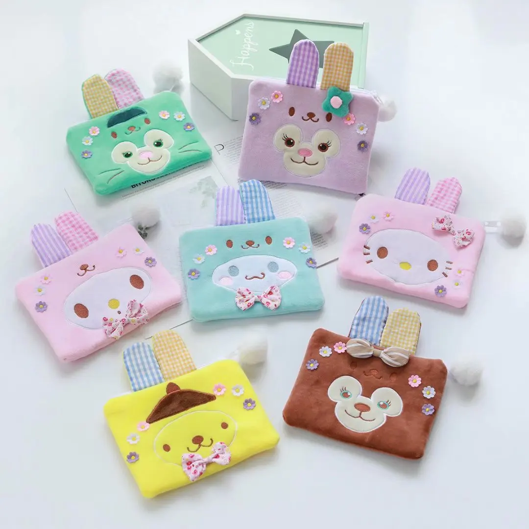 Милый мультяшный stelllalou Shelliemay My Melody Cinnamoroll pompomparin Gelatoni косметичка Сумка для