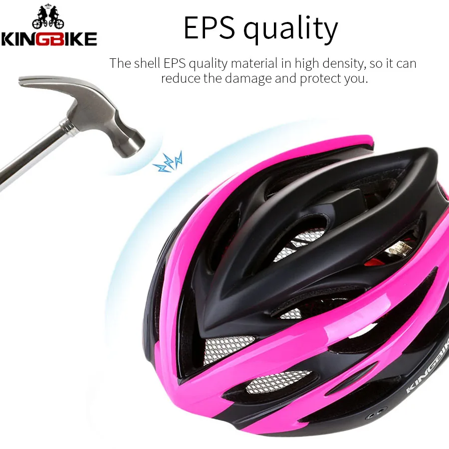 KINGBIKE Новые велосипедные шлемы матовый черный мужской женский велосипедный шлем