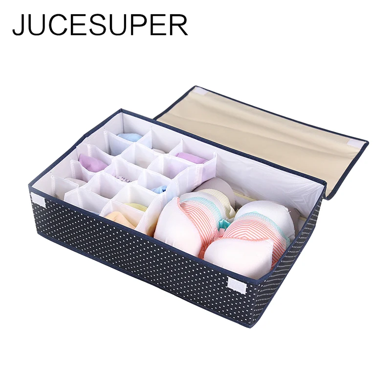 Jucesuper 13 16 полостей ящик для хранения нижнего белья галстук носки лифчиков