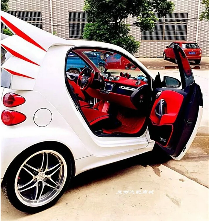 1 пара праймер задний багажник спойлер AERO крыло спойлер для Smart Fortwo 2008 2009 2010 2011 2012 2013 от EMS