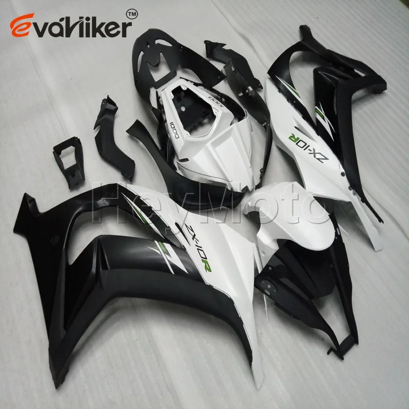 Обтекатель из АБС пластика для ZX10R 2011 2012 2013 2014 2015 черно белый ZX 10R 11 12 13 14 15 литьевая
