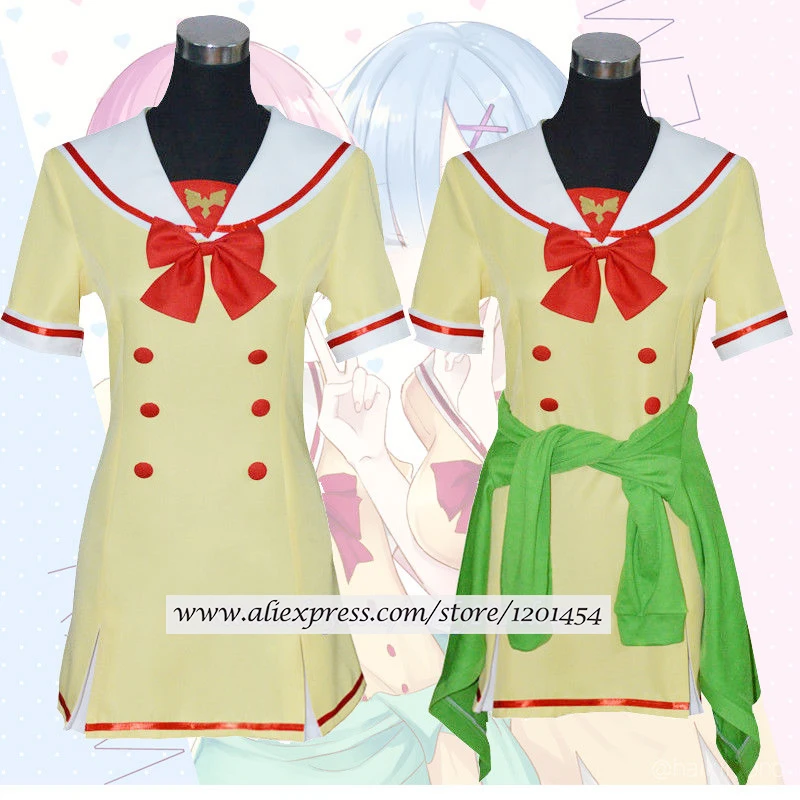 Костюм для косплея Re Zero Life In other World школьная форма Эмилия Рам Рем|school uniform cosplay|cosplay