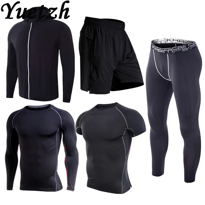 Новый мужской спортивный костюм спортивная одежда для фитнеса русская