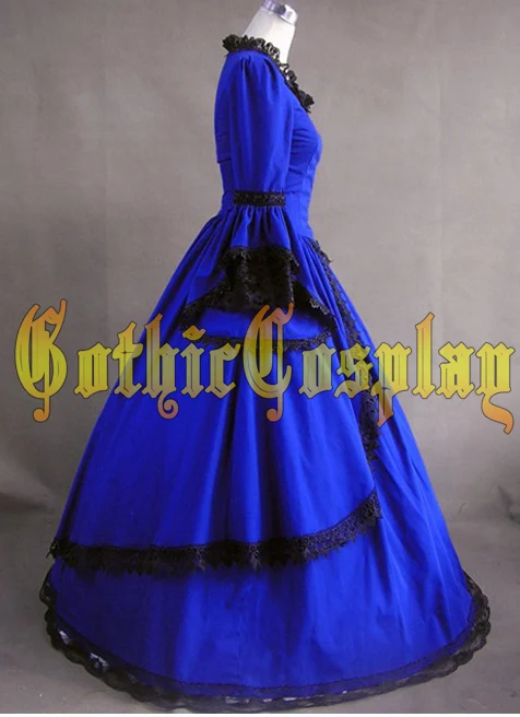 Взрослый Южная красавица костюм на Хэллоуин костюмы для женщин голубые