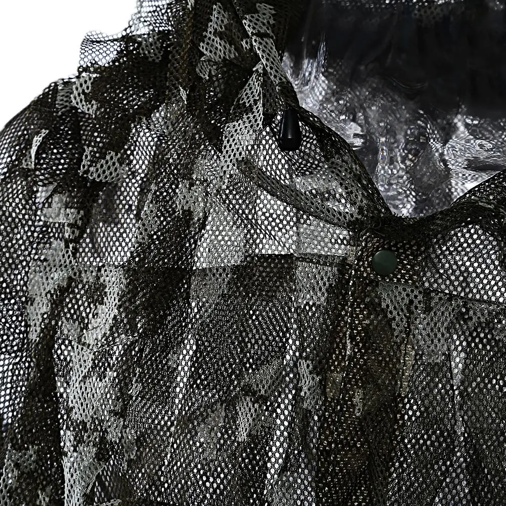 Охотничий костюм Сверхлегкий сетчатый двойной с принтом камуфляж лист