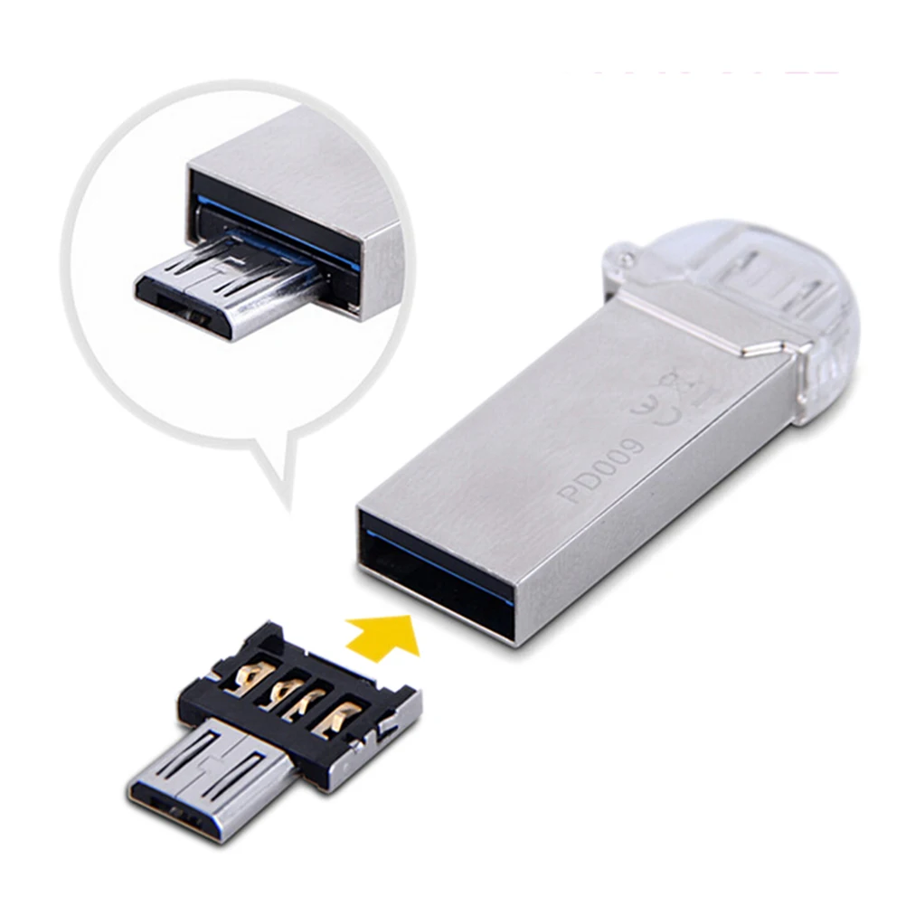 2 шт. Мини 5pin USB флэш диск u микро OTG кабель адаптер конвертер для Xiaomi HTC Samsung HuaWei