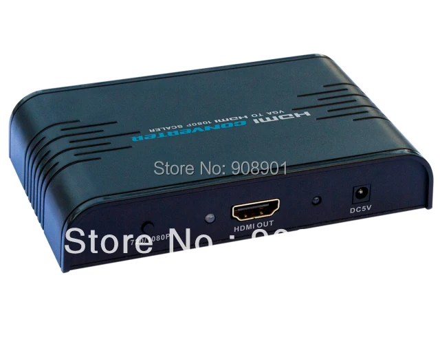 Бесплатная доставка Новинка 3 5 мм аудио VGA к HDMI ноутбук ПК 1080P видео конвертер с