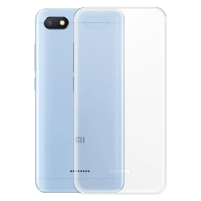 Чехол для Xiaomi Redmi 6a чехол мягкая задняя крышка из ТПУ чехлы телефонов на 6 A бампер
