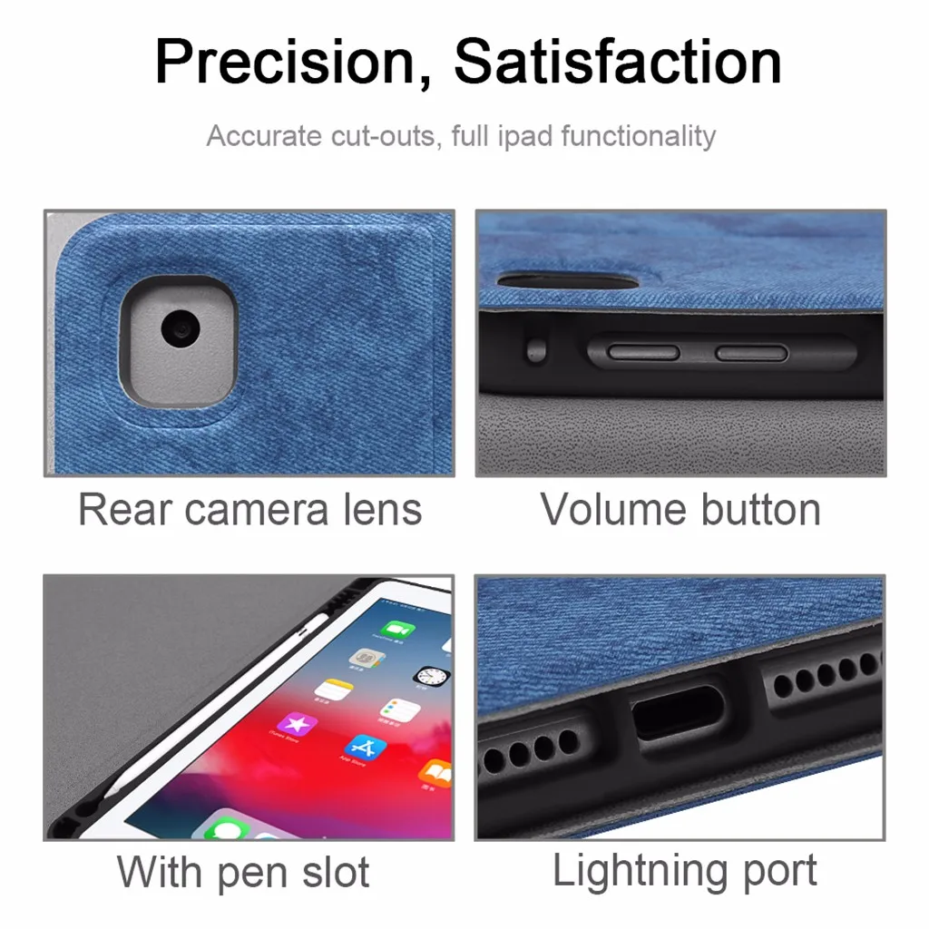 OMESHIN мини Bluetooth клавиатура Беспроводная для iPad Apple iPhone планшет складная клавиатура Премиум кожаный клавиатура для Pro 9,7 118A