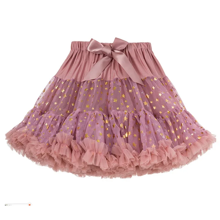 Юбка фатиновая кружевная с оборками и принтом звезд|tutu skirt|tutu skirt babyskirt baby girl |