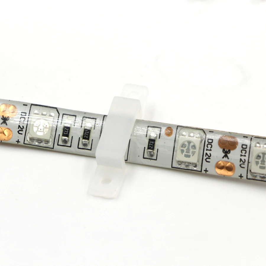 Силиконовый Светодиодные ленты монтажного зажим для наращивания волос