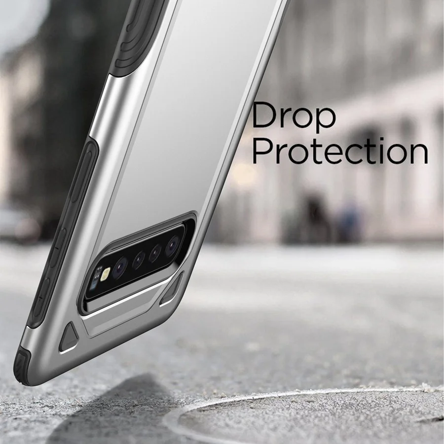 

IQD Cover For Samsung Galaxy S10e S10 S9 S8 Plus Note 9 8 Case Slim Hybrid TPU Shockproof Rubber Protective Phone Case