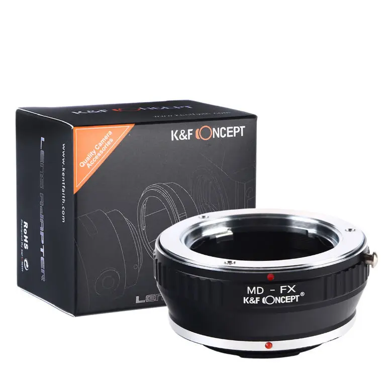 K & F Concept Lens Adapter кольцо адаптер для объектива Minolta MD Fujifilm FX Mount XPro2 камеры с