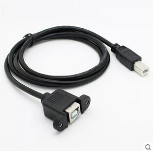 Удлинитель для порта принтера USB - B с отверстием винта может быть зафиксирован