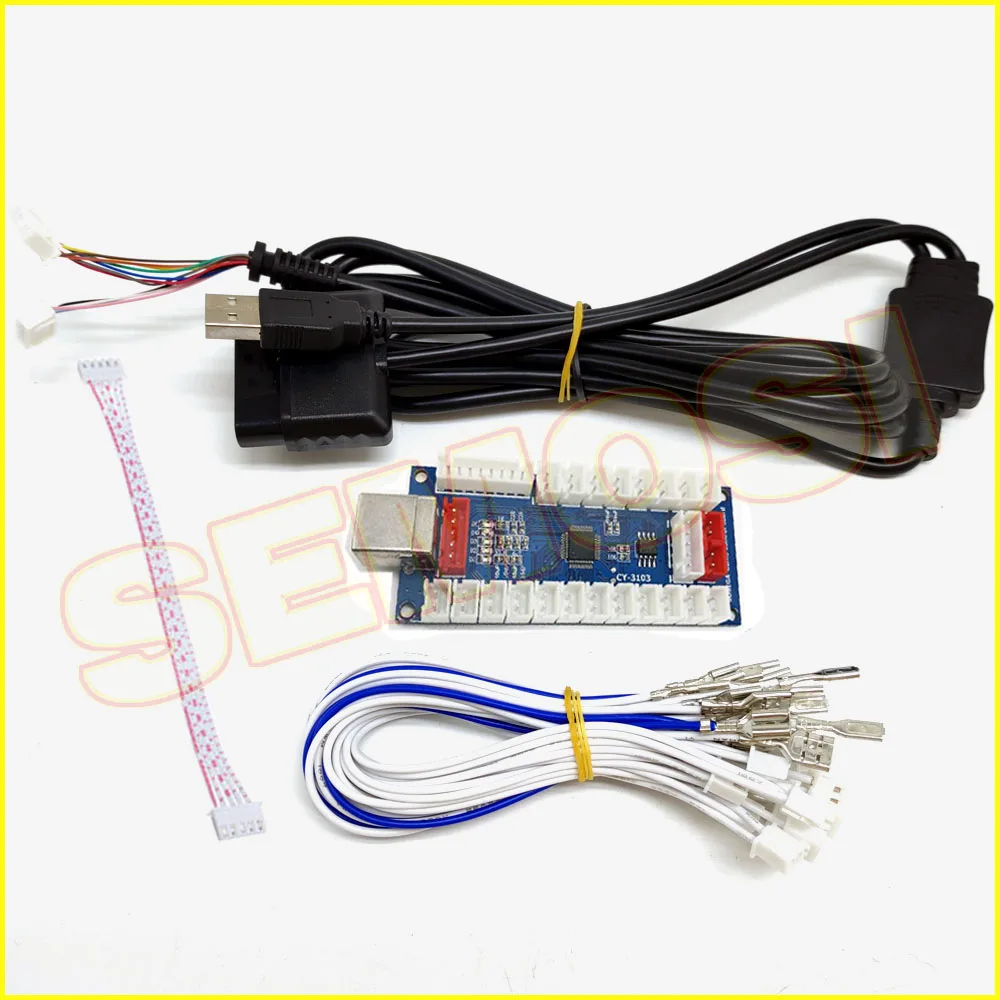 2 шт./компл. PS2 PS3 аркадный контроллер USB печатная плата клавиатура ПК энкодер для