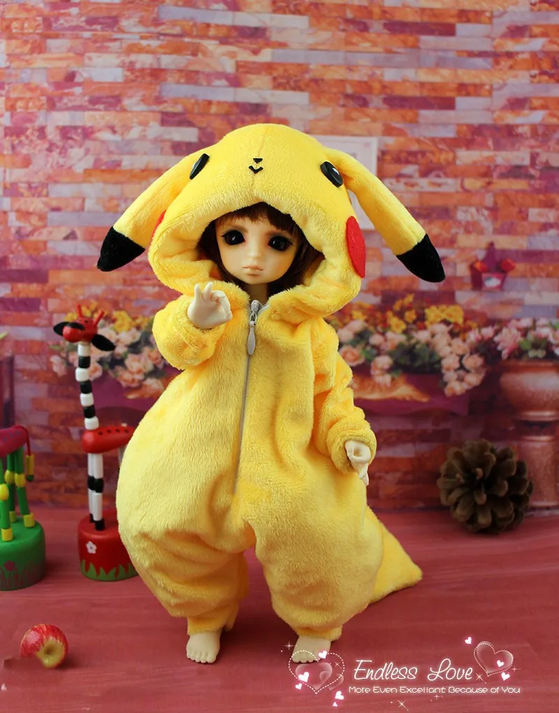 Пижама с милыми животными костюм животного для кукол BJD 1/6 г. YOSD Одежда ALB1|pajamas