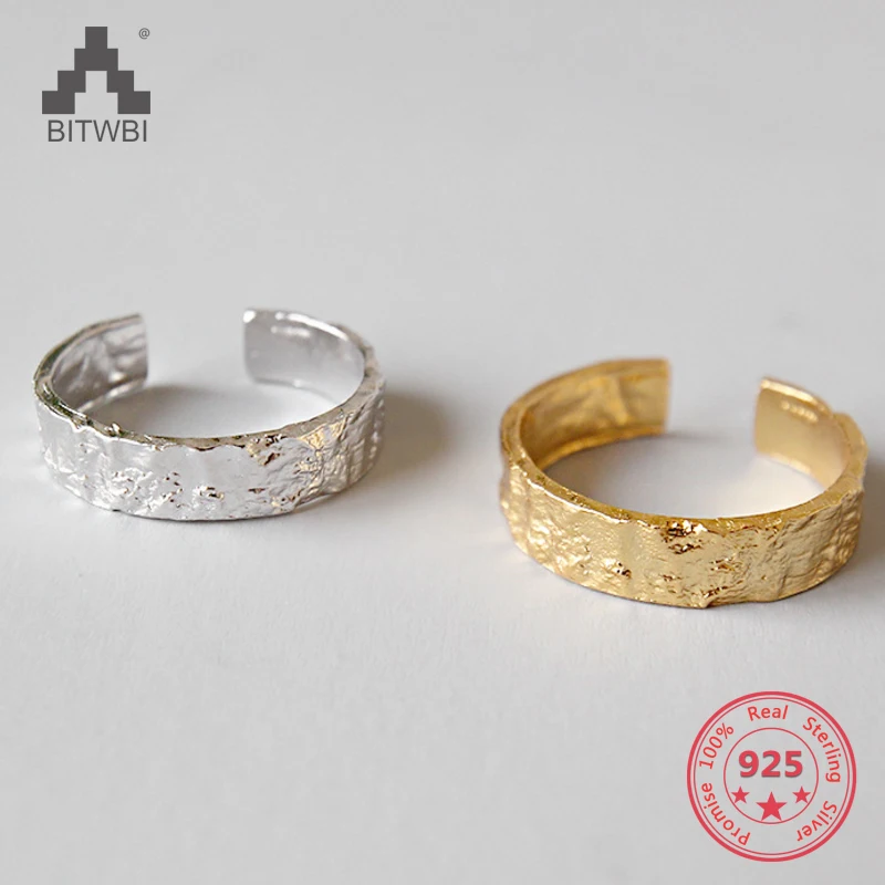 Женское незапотевающее кольцо из серебра 100% пробы с выпуклой поверхностью |