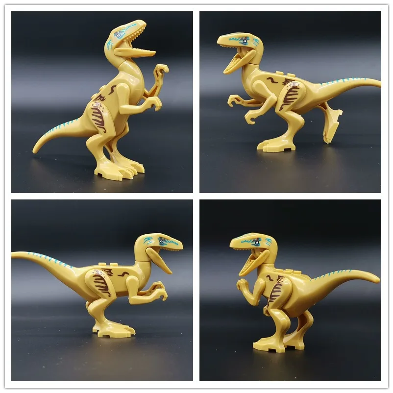 Брутальный Раптор здание Юрского периода блоки мир 2 Мини фигурки динозавров