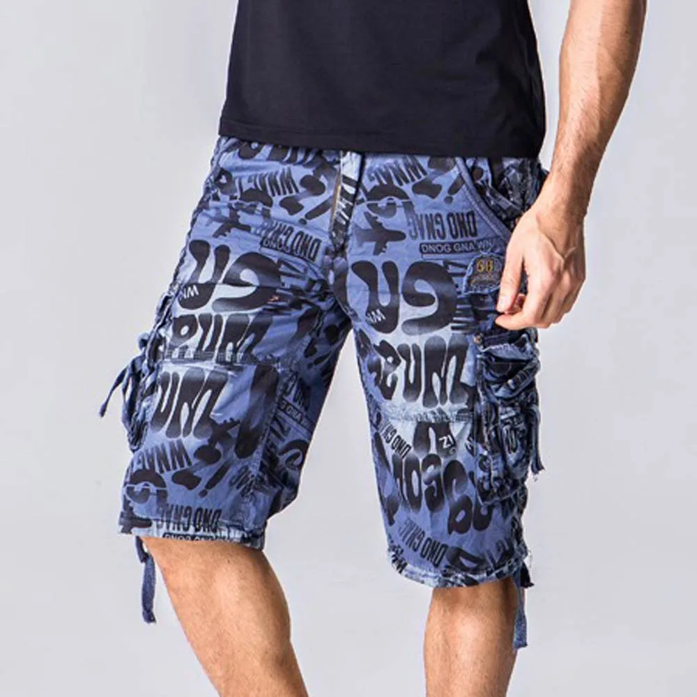 Шорты мужские прямые на молнии с карманами модные повседневные пляжные короткие