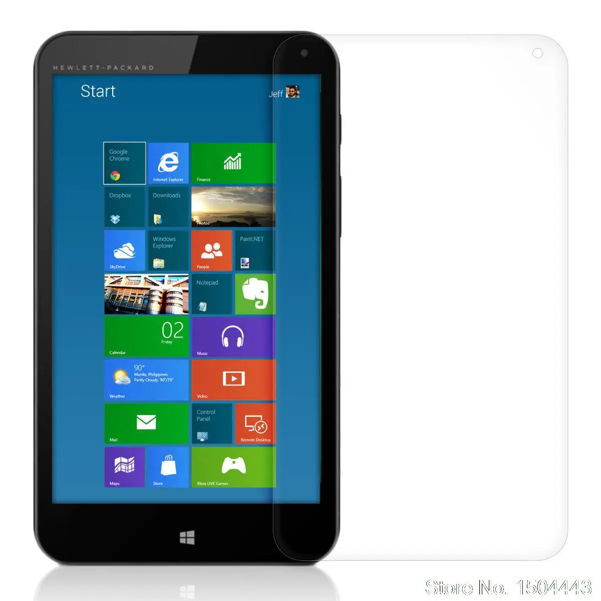 2 шт прозрачная глянцевая HD LCD защитная пленка для Hp Stream 7 Tablet '餑 2*103 мм|film