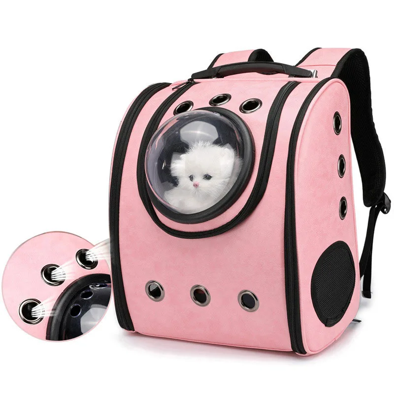 

Astronaut Pet Cat Dog Puppy Carrier Travel Bag Space Capsule Backpack Breathable Pets Portable Shoulder Outgoing Package PB604