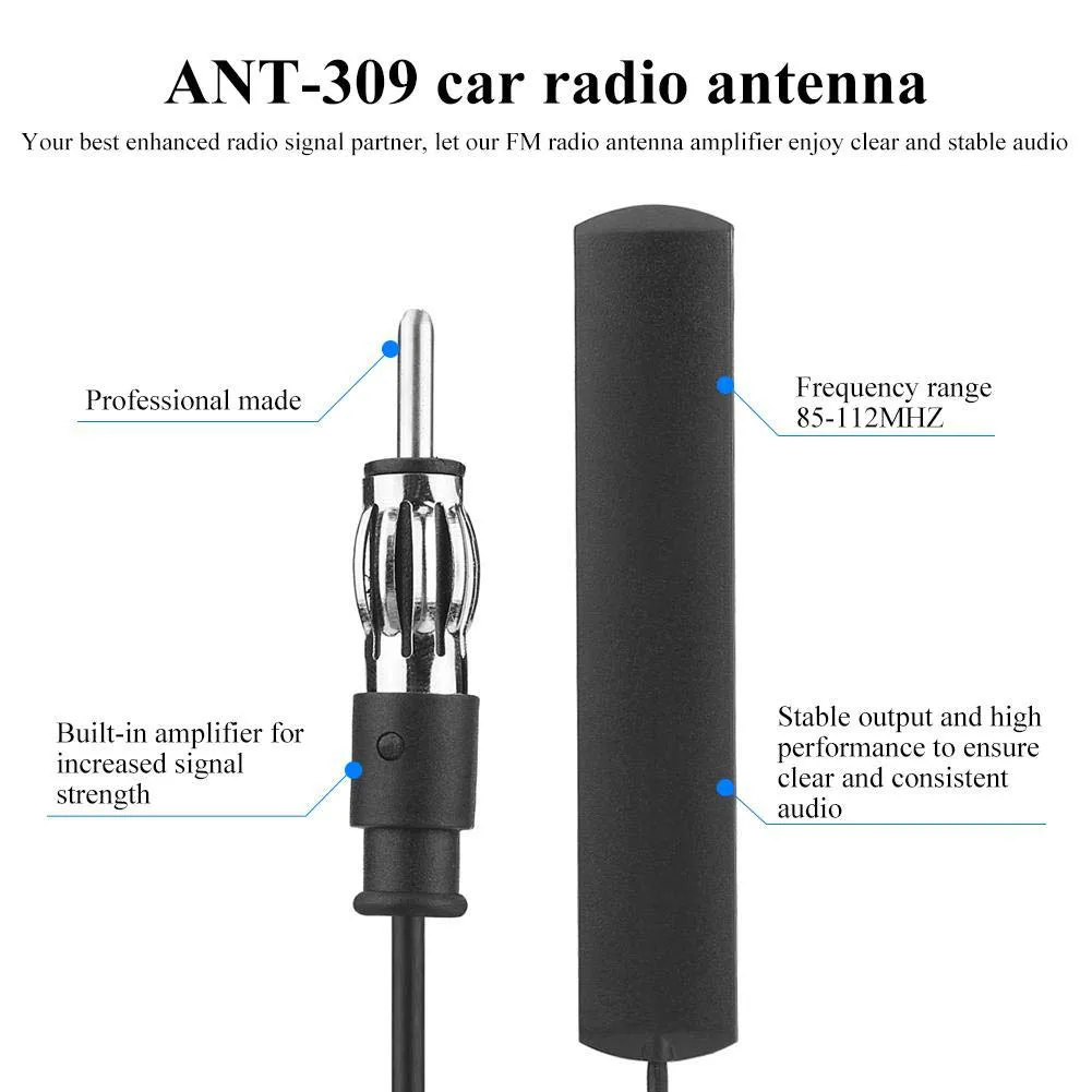 Универсальный автомобильный FM радиоприемник телефон патч ANT 309 радио усилитель