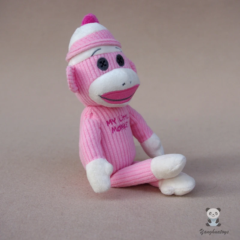 

Soft Stuffed Animal Kawaii Baby Toy Cute Rainbow Sock Monkey Doll Plush Monkey Kids Toys Gift Shops