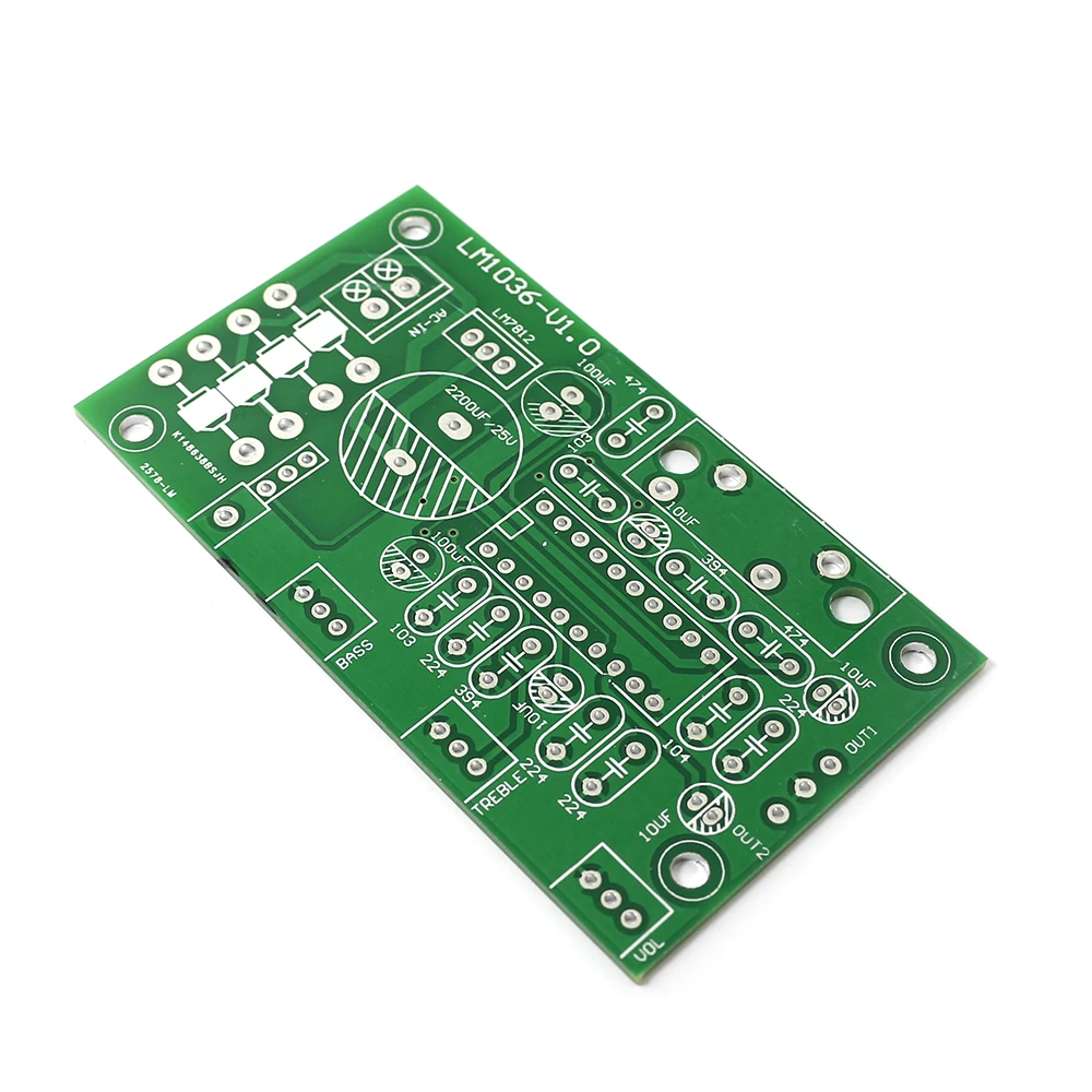 LM1036 DC тональная плата с басами и высокими настройками предусилителя DIY Kit | Лампы